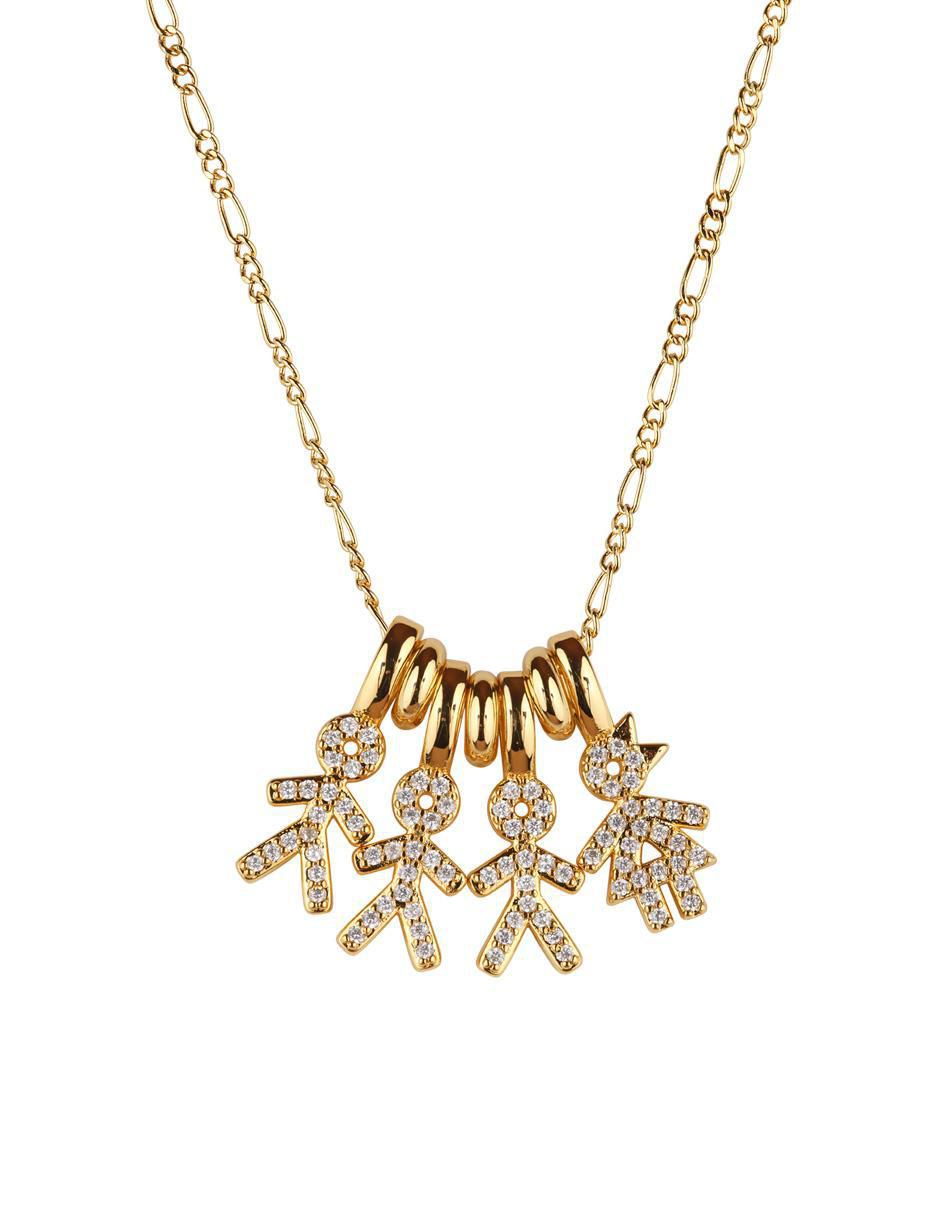 Collar niño Darcy con acabado baño de oro 14 K 2