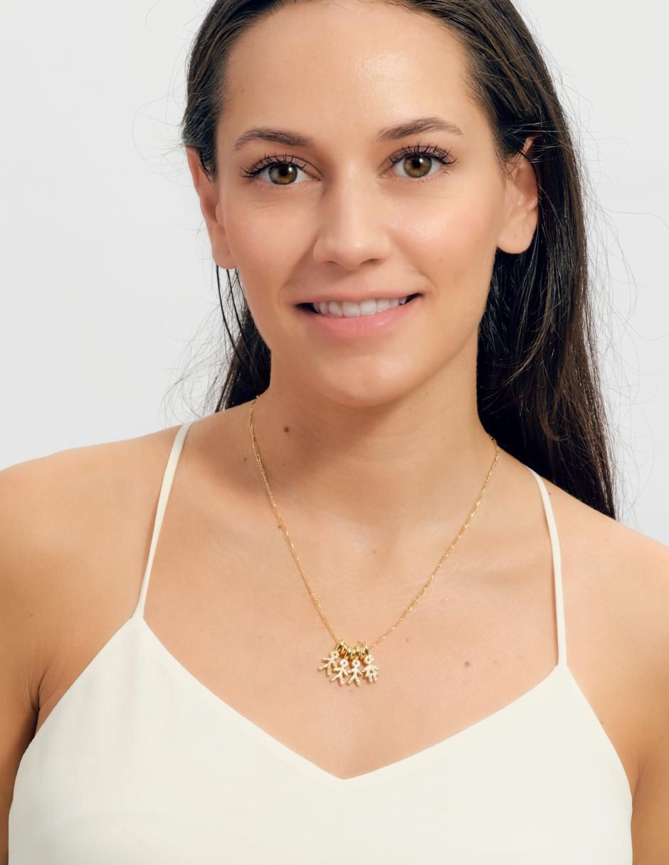 Collar niño Darcy con acabado baño de oro 14 K 4