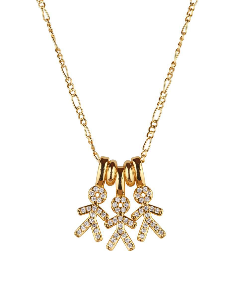 Collar niño Darcy con acabado baño de oro 14 K 2