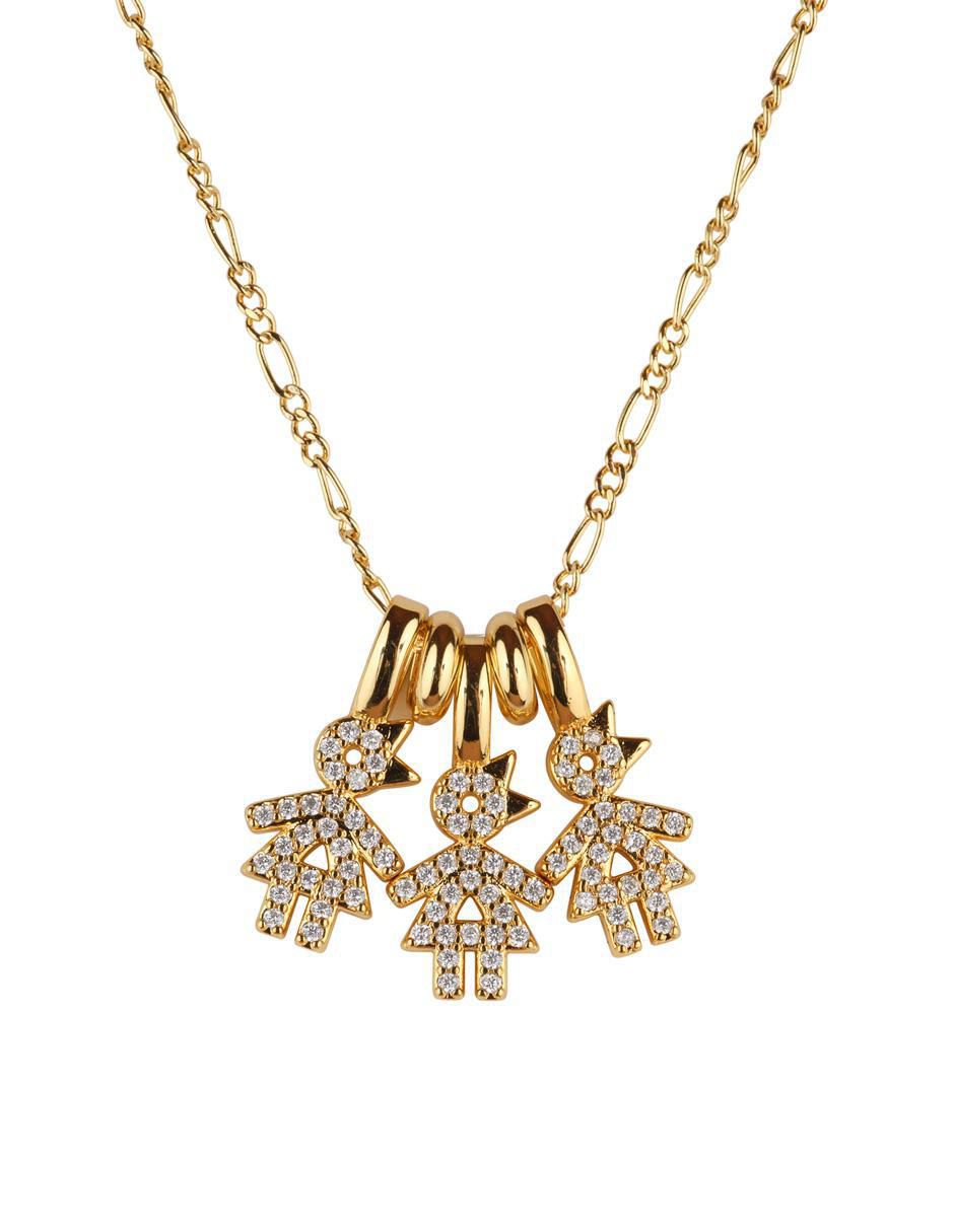 Collar niña Darcy con acabado baño de oro 14 K 2