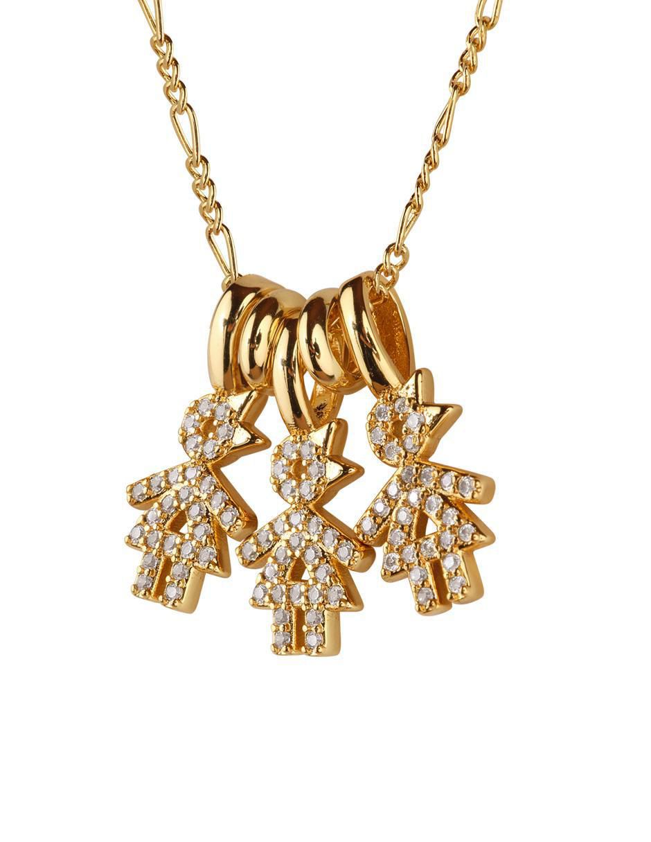 Collar niña Darcy con acabado baño de oro 14 K 3
