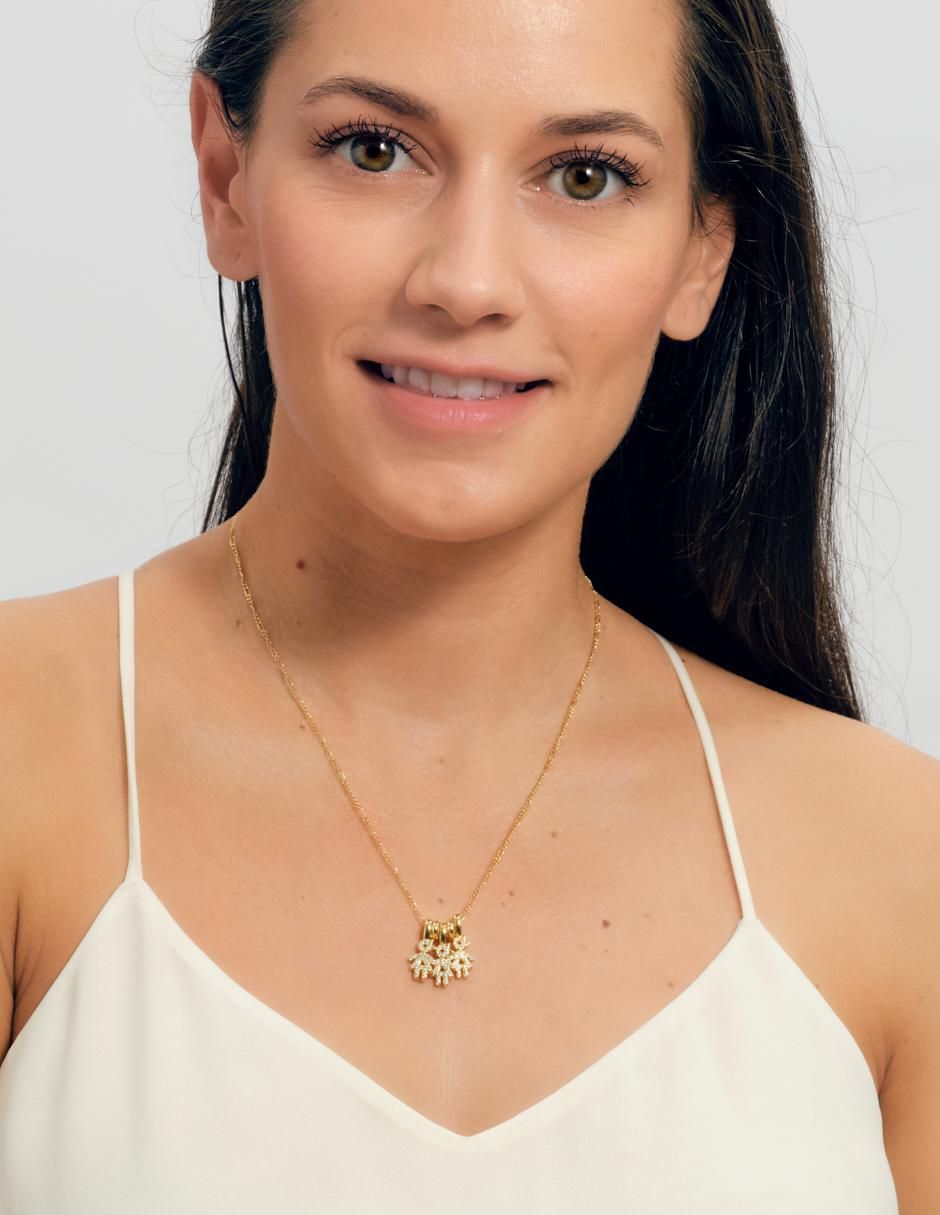 Collar niña Darcy con acabado baño de oro 14 K 4