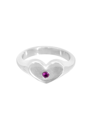 Anillo de corazón P 925 de plata zirconia liso Anillo de corazón P 925 de plata zirconia liso