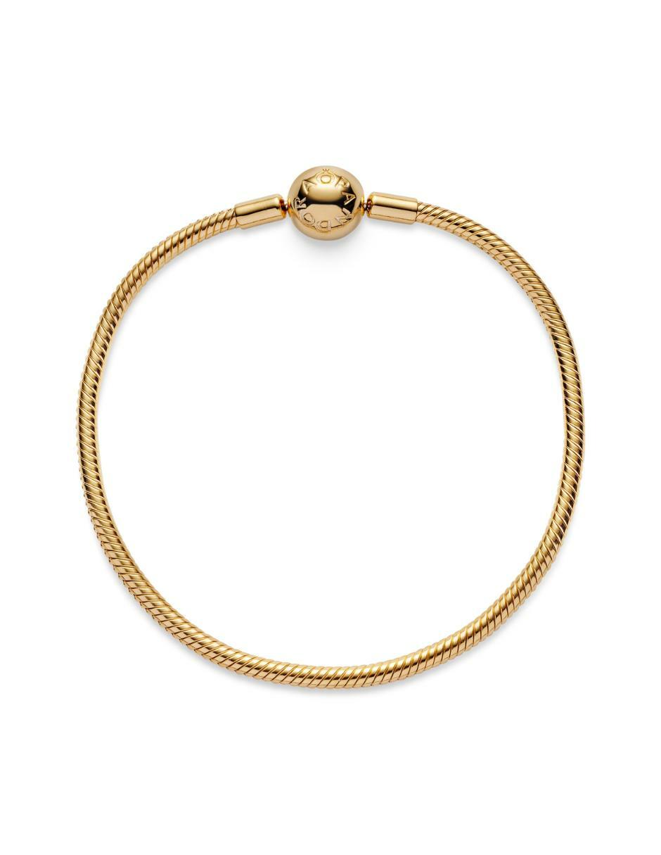 Pulsera de plata P 925 Moments acabado baño de oro 3