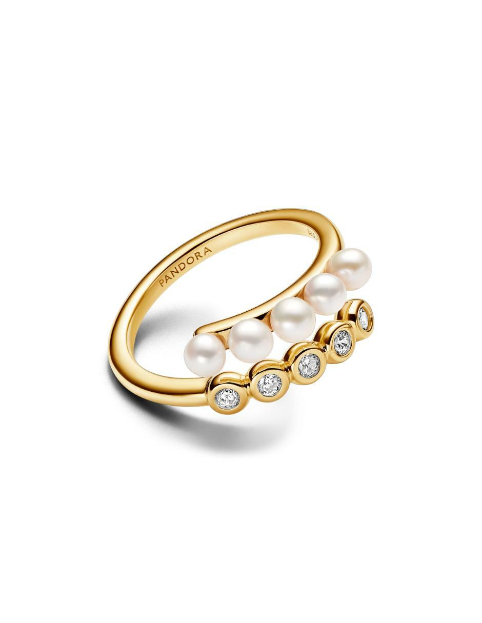 Anillo Timeless de plata zirconia cúbica brillante 2