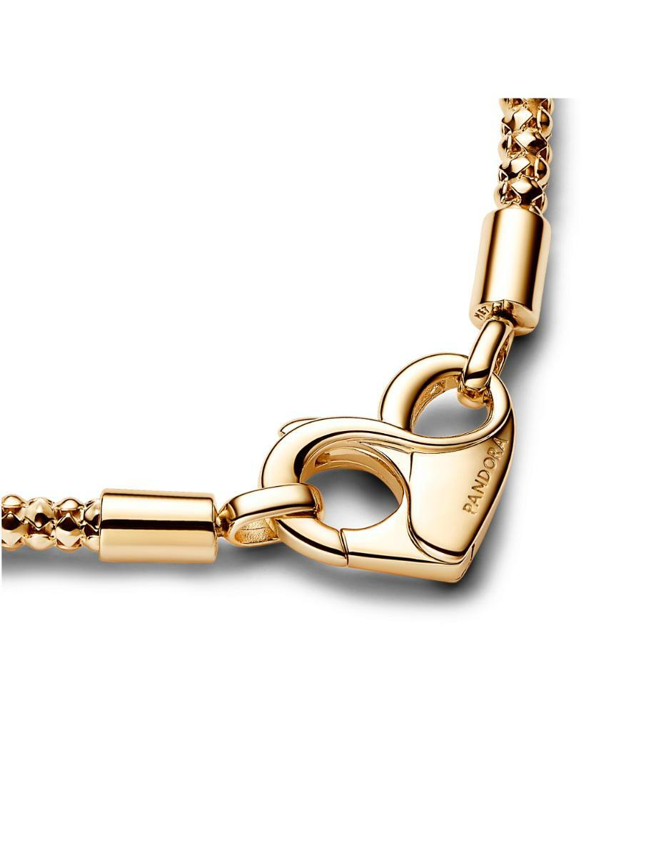 Brazalete de plata P 925 acabado baño de oro 2
