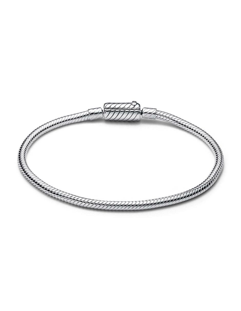 Pulsera de plata P 925 acabado liso 2