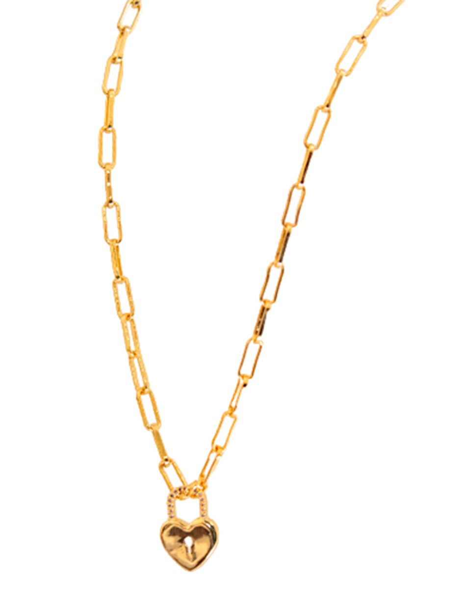 Collar corazón 18 K 2