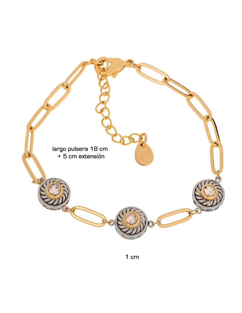 Pulsera con cristal austriaco acabado brillante 3