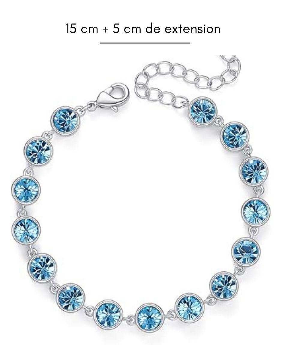 Pulsera con cristal austriaco acabado brillante 3