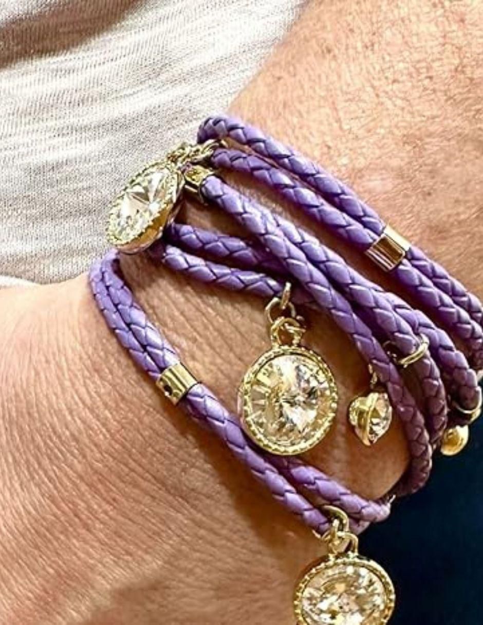Pulsera con cristal austriaco acabado brillante 3