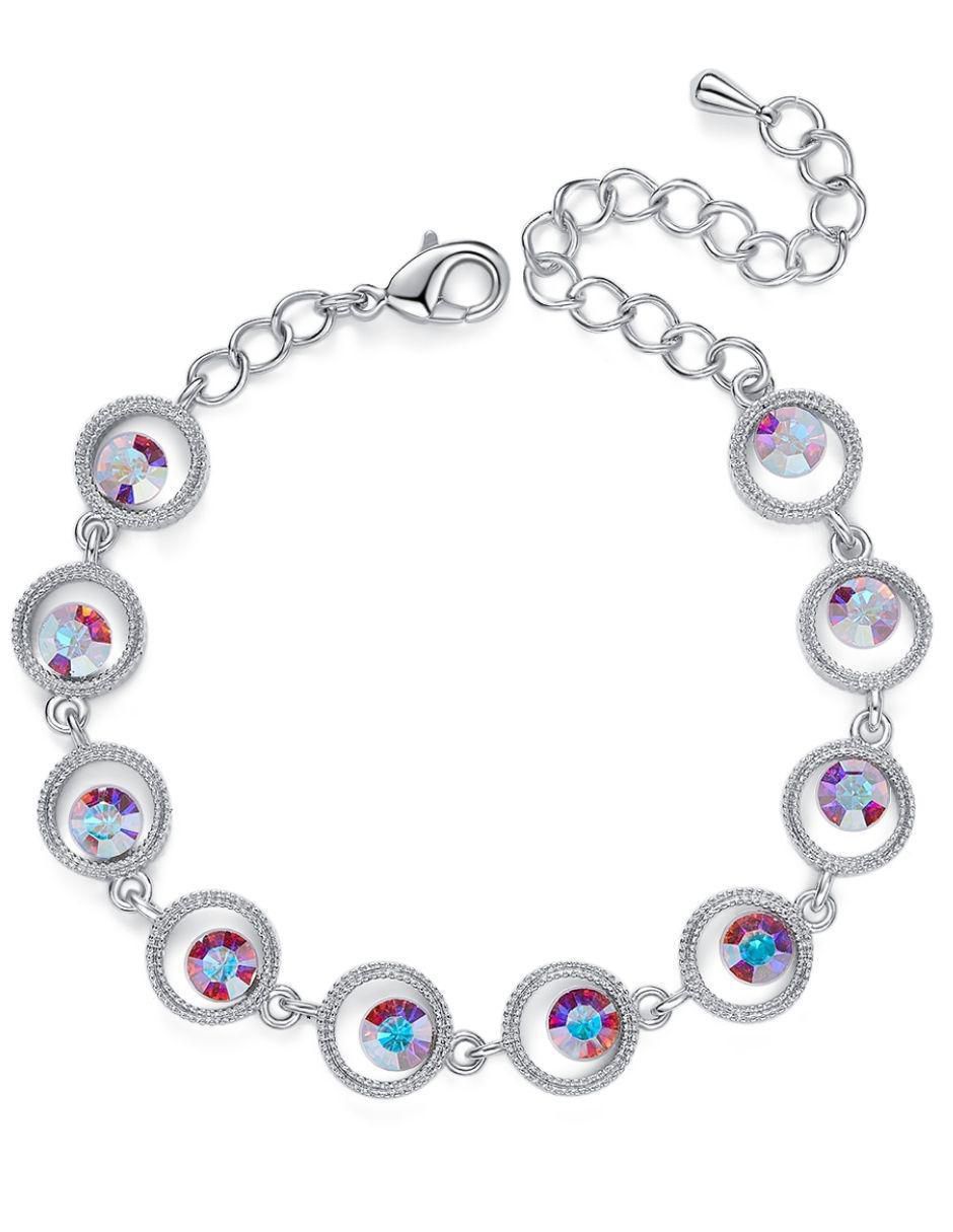 Pulsera con cristal austriaco acabado brillante Pulsera con cristal austriaco acabado brillante