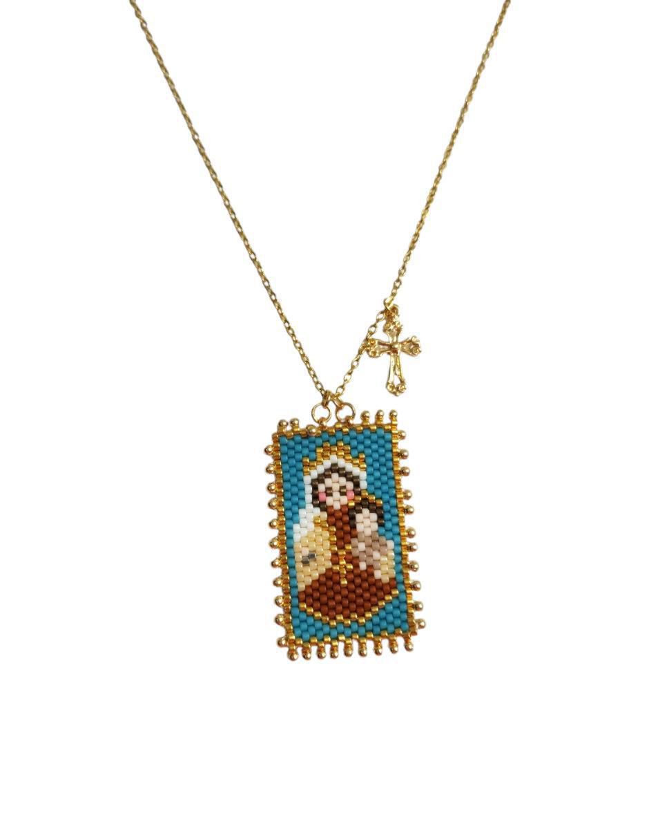 Collar con acabado baño de oro 24 K