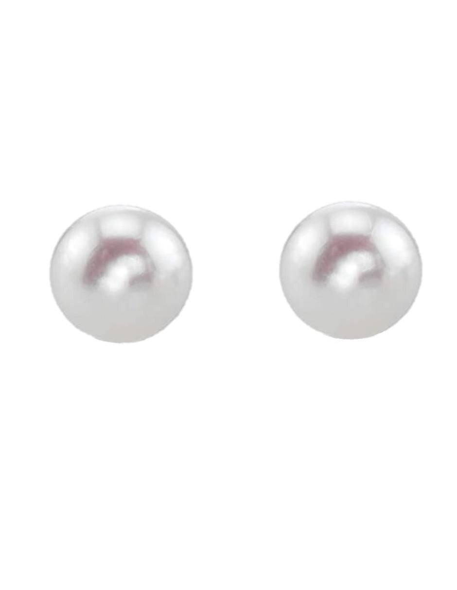 Aretes, collar y pulsera de esfera de plata P 925 perla