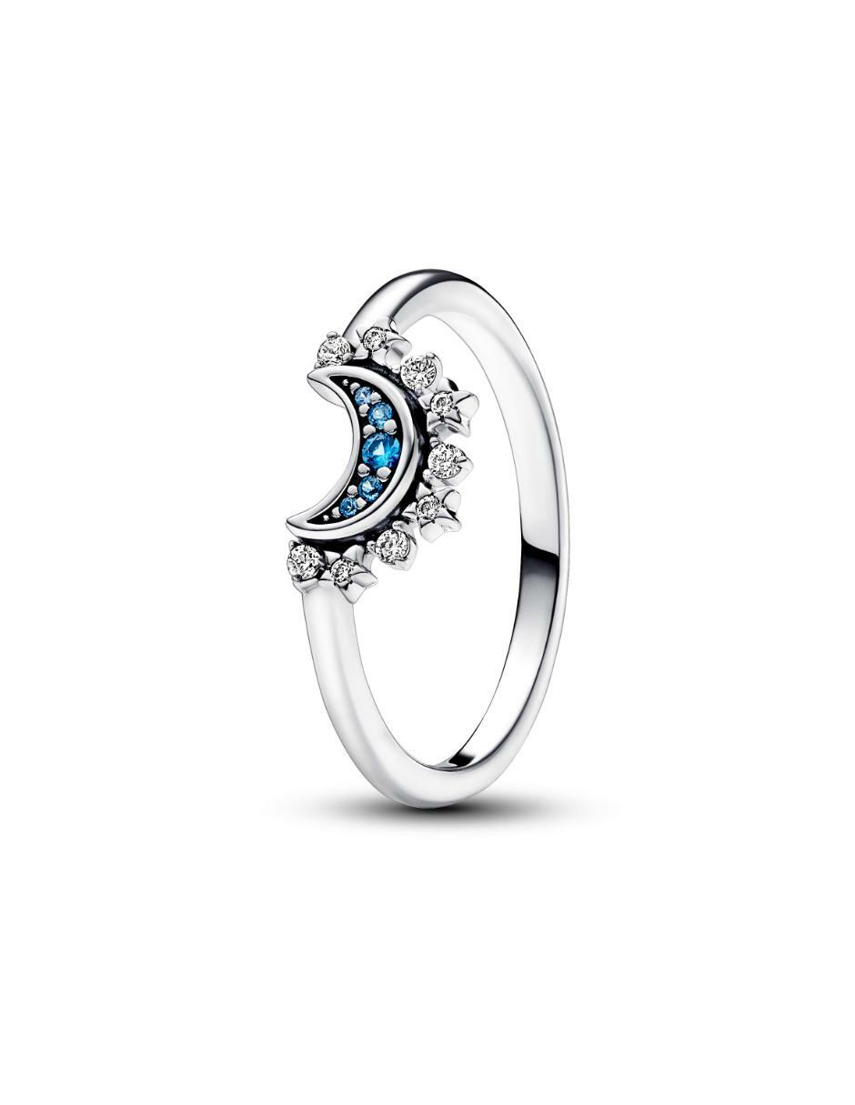 Anillo de luna Moments P 925 de plata zirconia cúbica brillante
