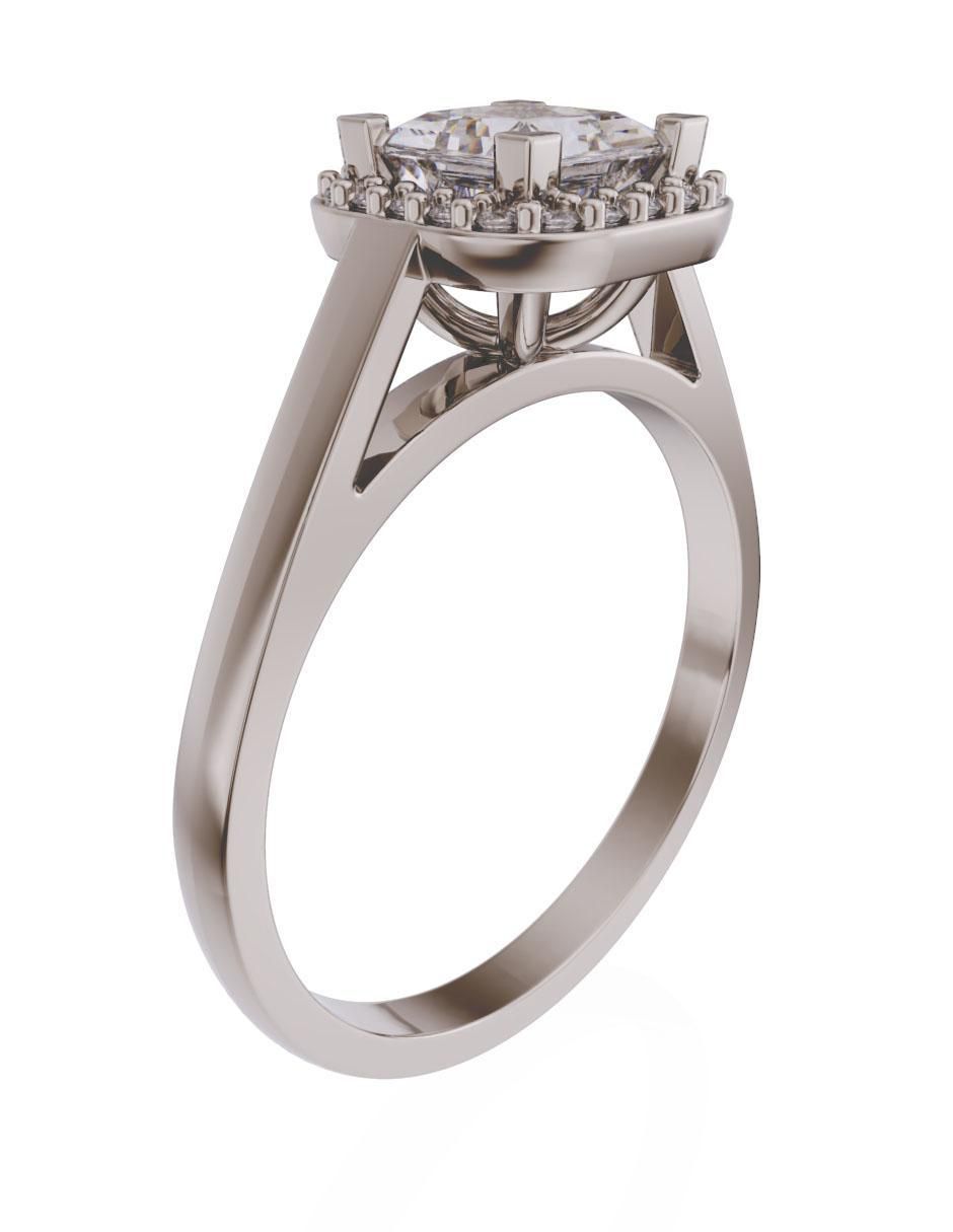 Solitario de oro 14 k 3