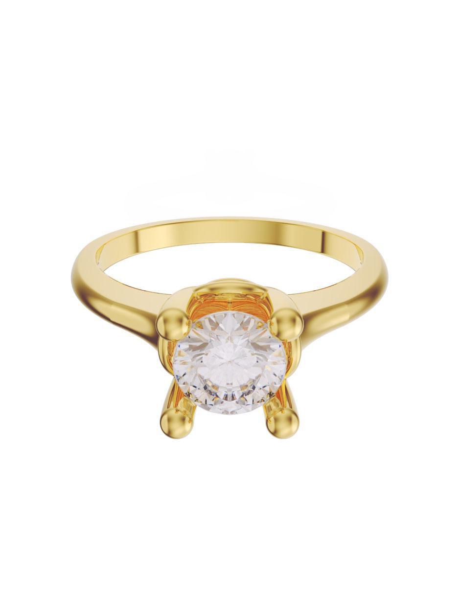Solitario de oro 14 k Solitario de oro 14 k