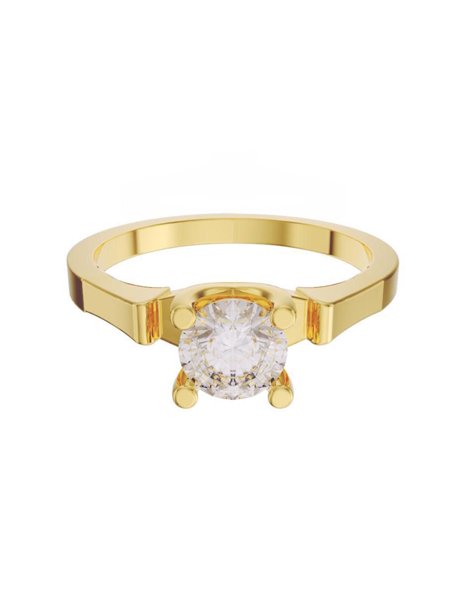 Solitario de oro 14 k zirconia Solitario de oro 14 k zirconia