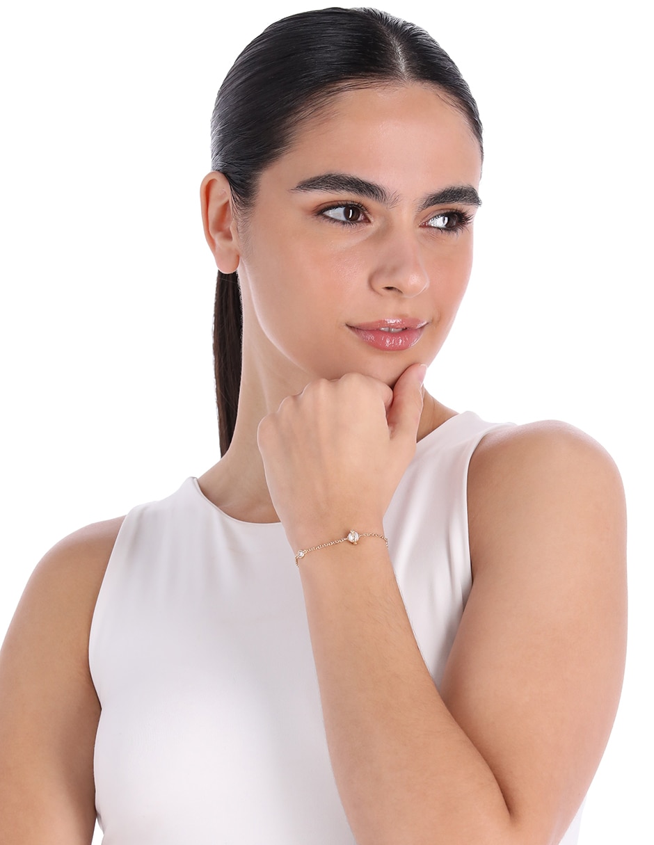Pulsera con perla 3.1 Mday Pearls And Florals acabado brillante 3