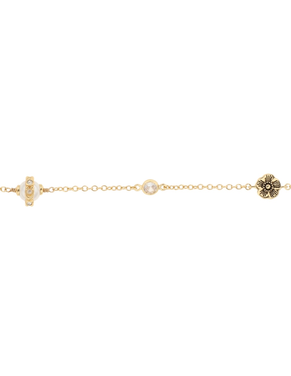 Pulsera con perla 3.1 Mday Pearls And Florals acabado brillante 2