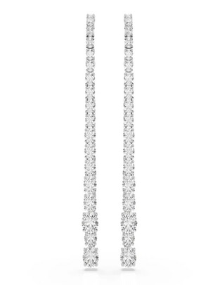 Aretes Matrix Tennis con acabado brillante