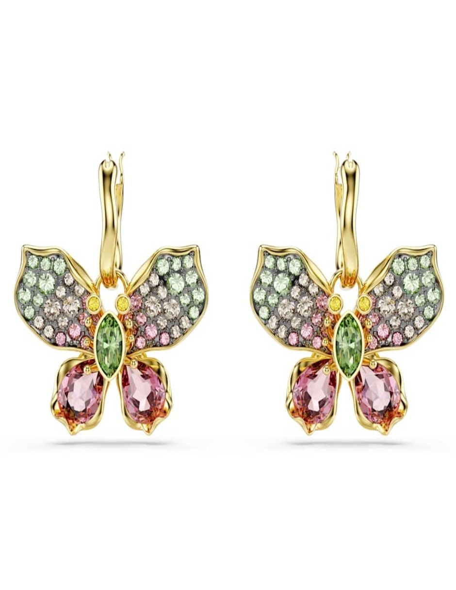 Aretes de mariposa con acabado brillante 4