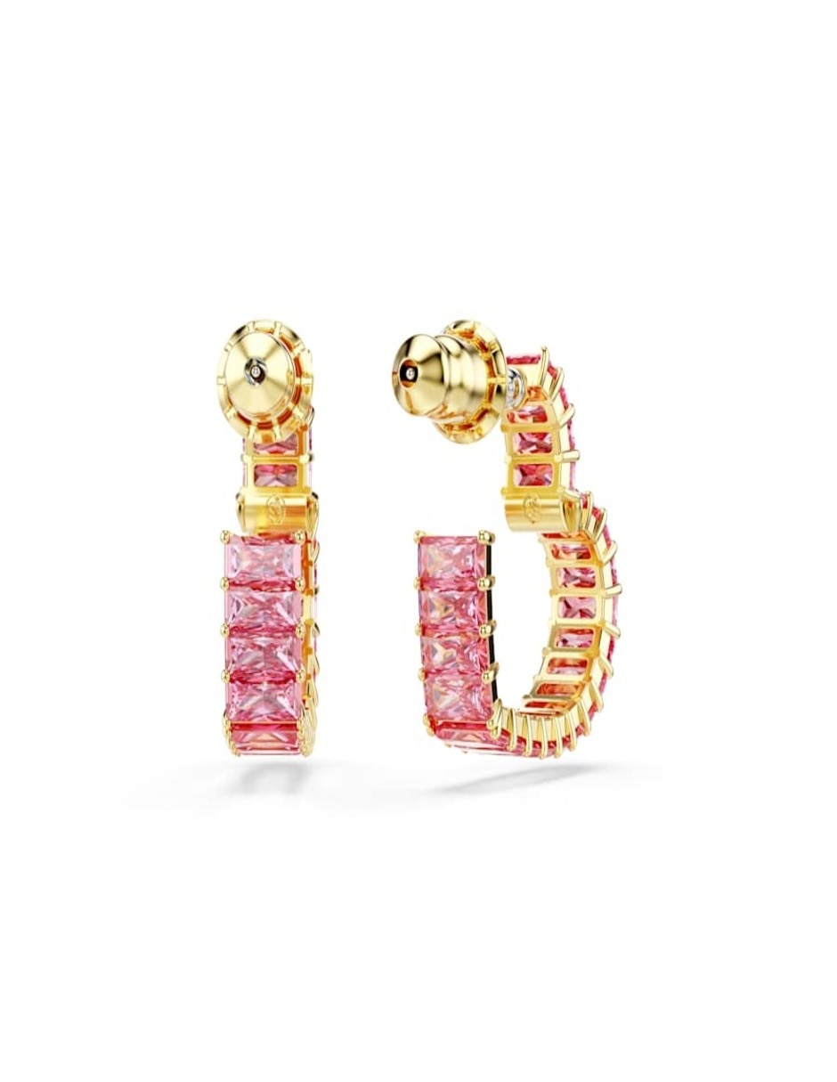Aretes de corazón con acabado brillante 2