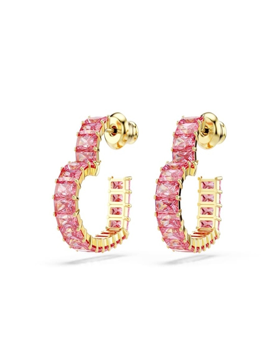 Aretes de corazón con acabado brillante 3
