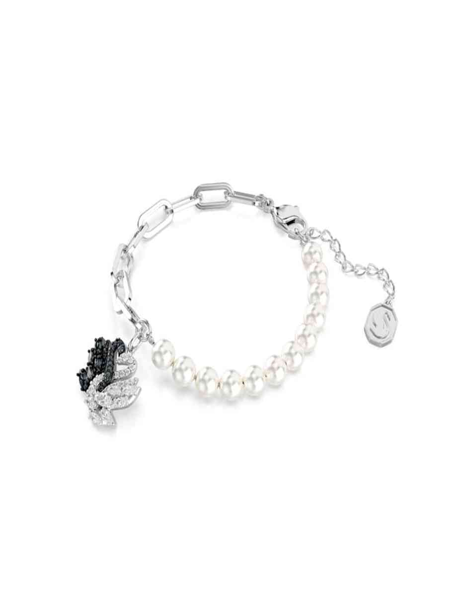 Pulsera Swan Pave acabado liso 2