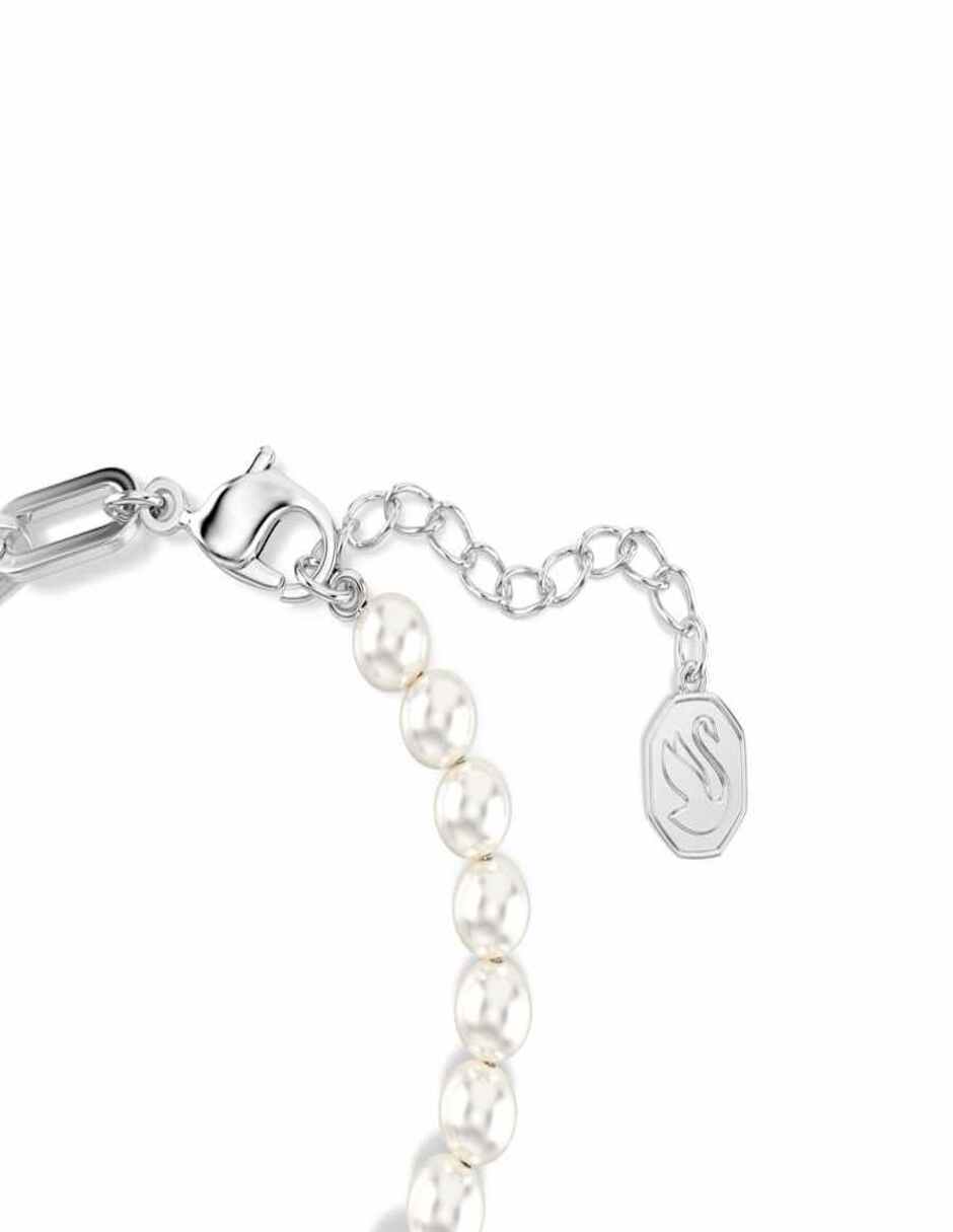 Pulsera Swan Pave acabado liso 3