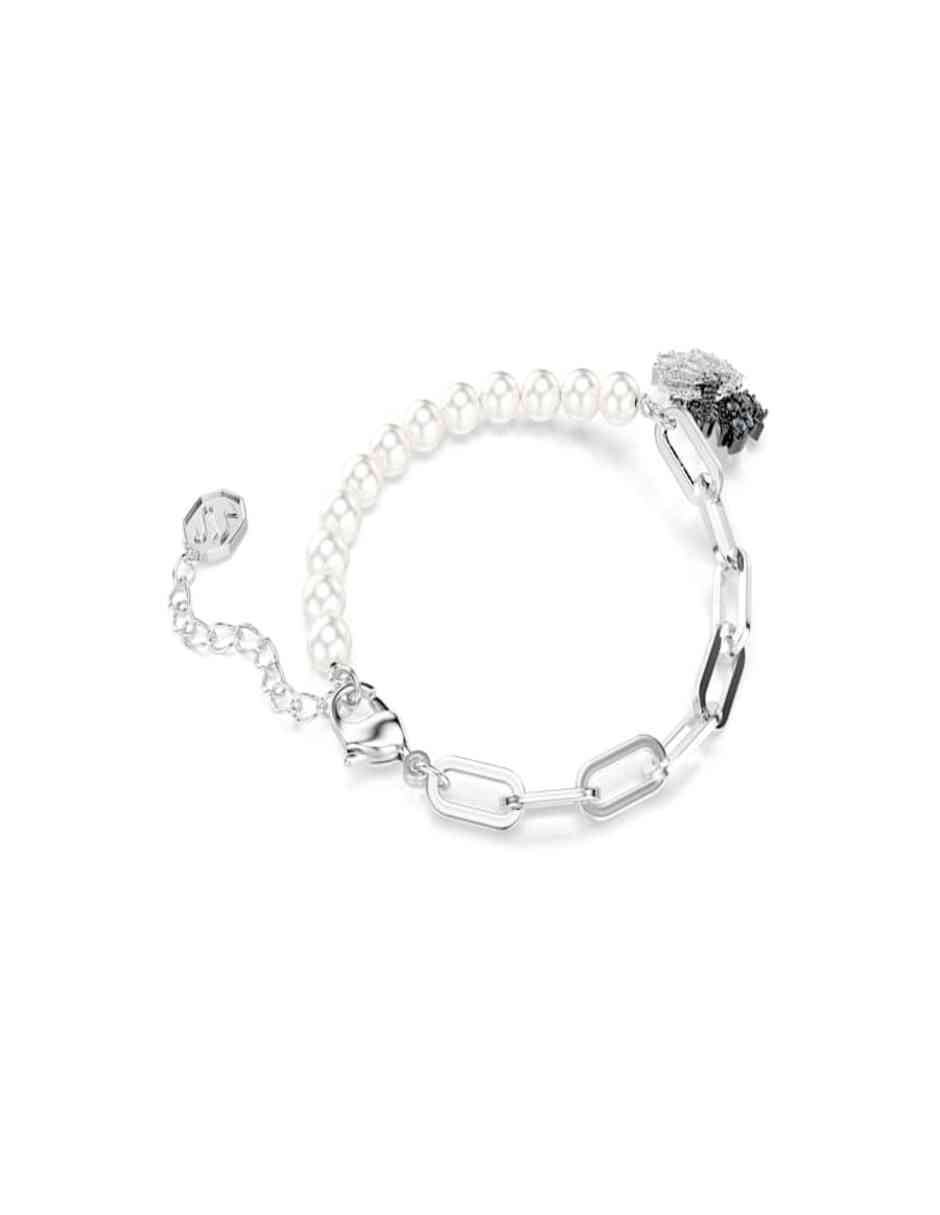 Pulsera Swan Pave acabado liso 4