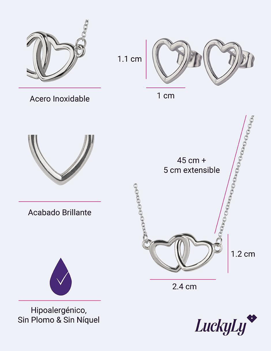 Set de collar y aretes Elsie 8