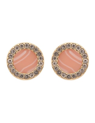 Broqueles circulares con acabado pavé Broqueles circulares con acabado pavé
