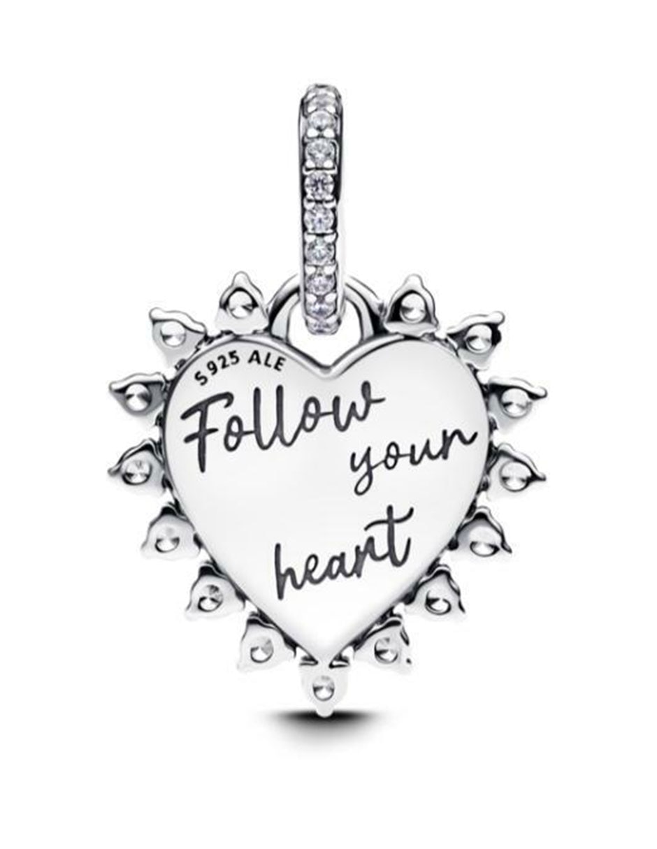 Charm de corazón Moments de plata P 925 Charm de corazón Moments de plata P 925