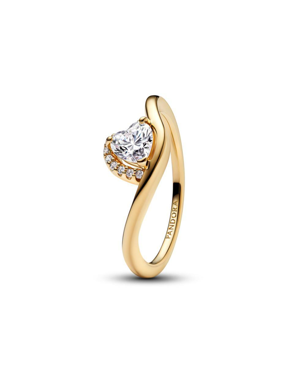 Anillo Timeless de plata zirconia cúbica brillante 2