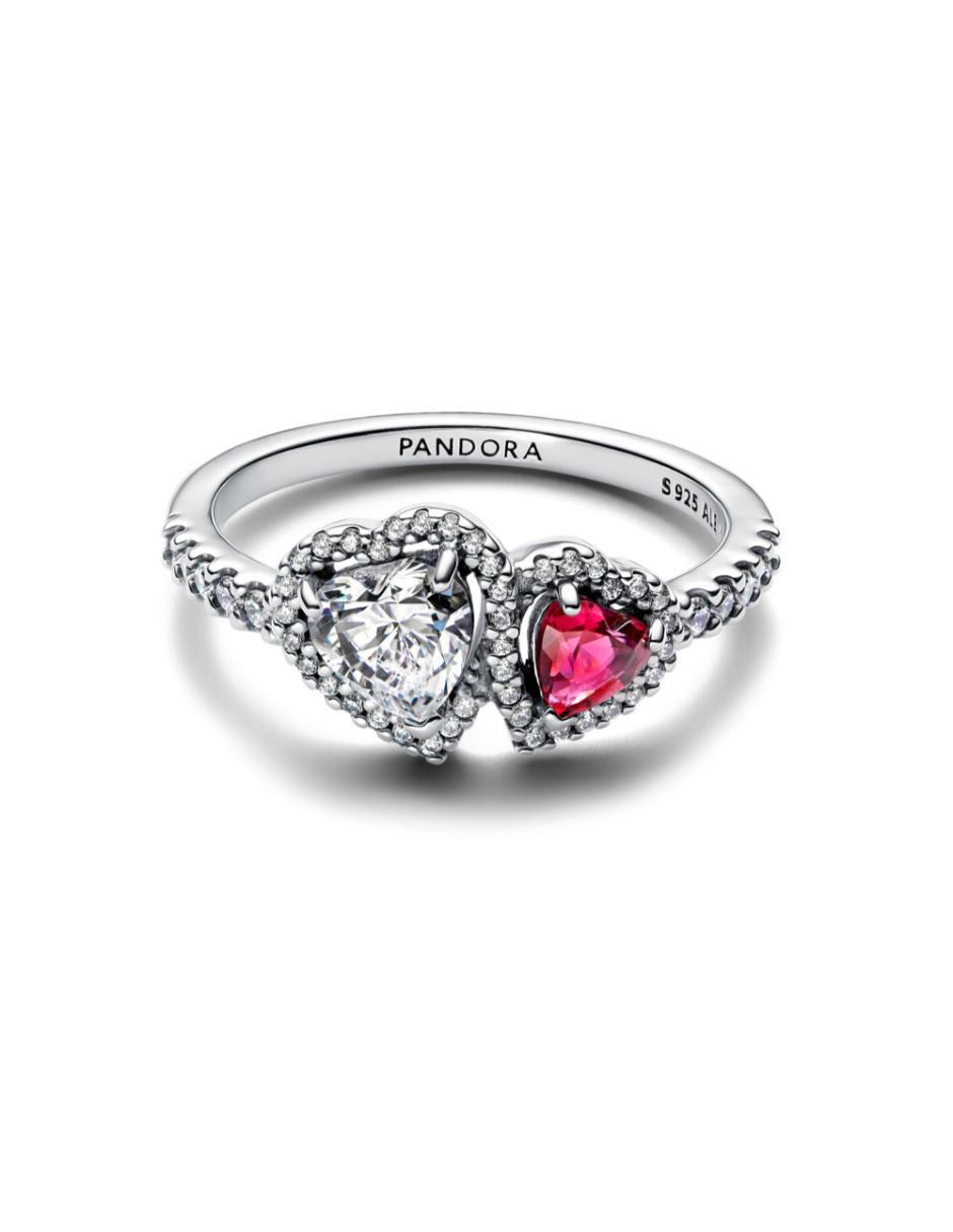 Anillo Timeless de plata zirconia cúbica brillante 3