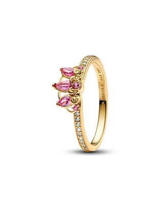 Anillo Disney x Rapunzel de plata zirconia cúbica brillante Anillo Disney x Rapunzel de plata zirconia cúbica brillante