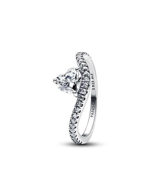 Anillo Timeless de plata zirconia cúbica brillante Anillo Timeless de plata zirconia cúbica brillante