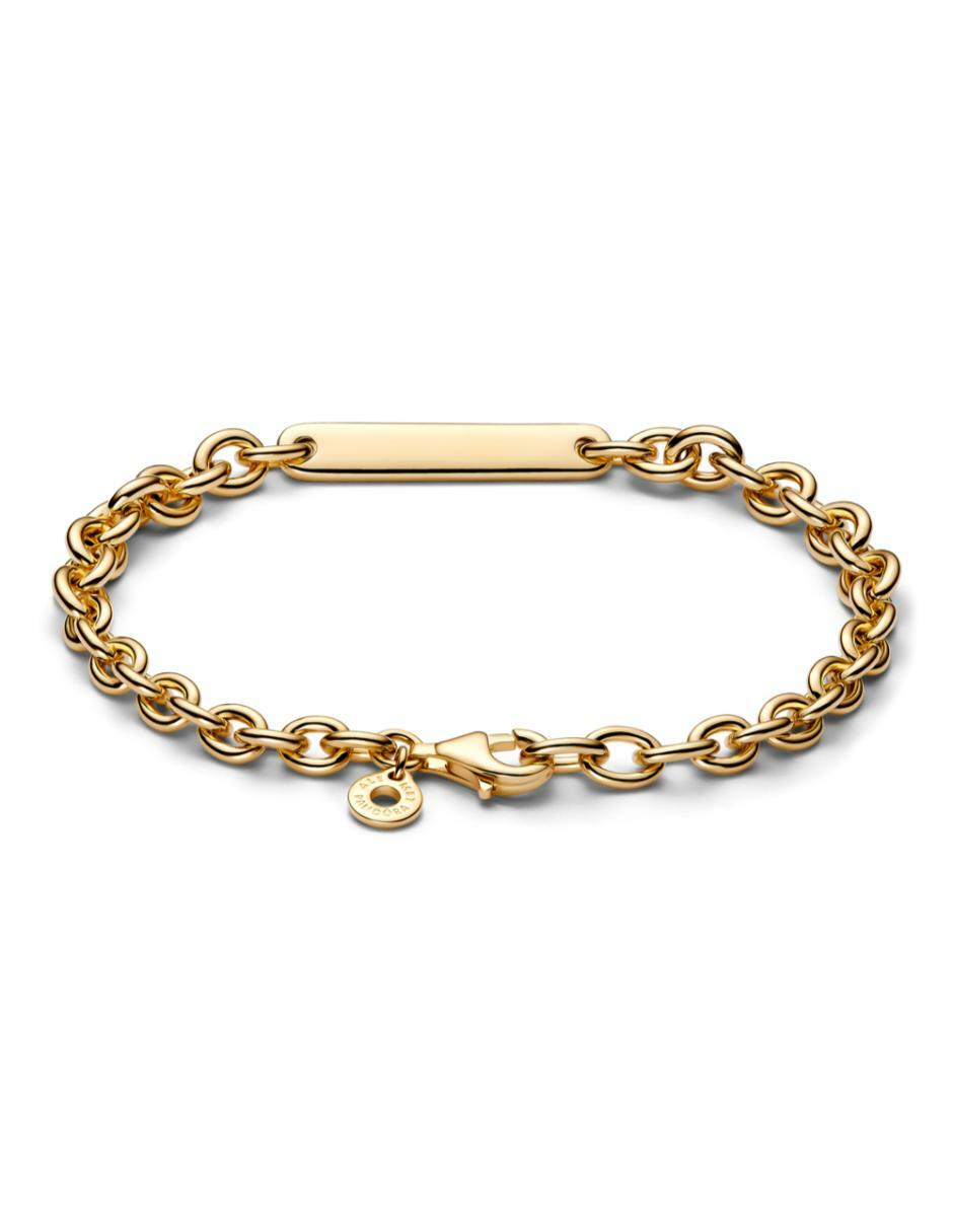 Brazalete de plata P 925 Moments acabado baño de oro 3