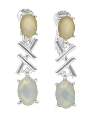 Aretes Pastel Perfection con acabado pavé Aretes Pastel Perfection con acabado pavé