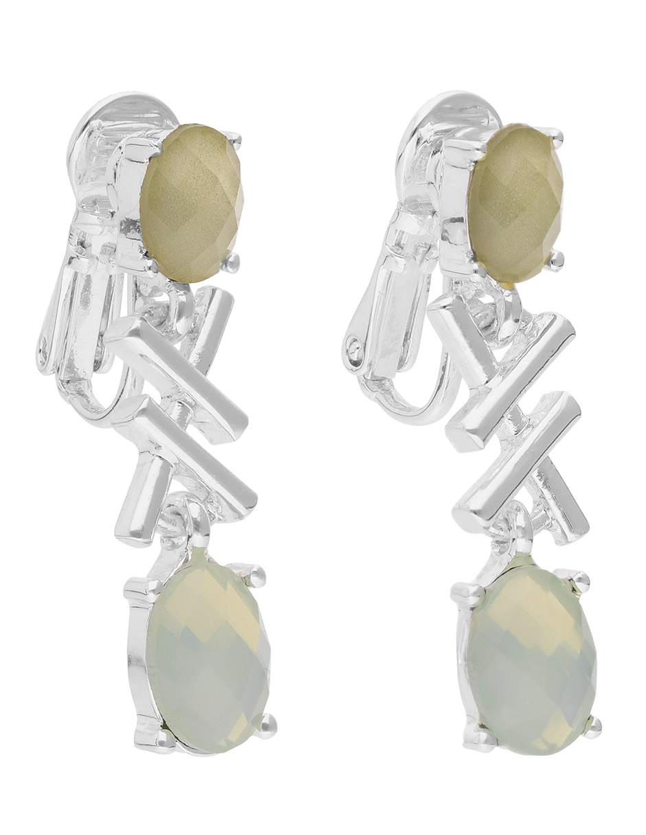 Aretes Pastel Perfection con acabado pavé 2