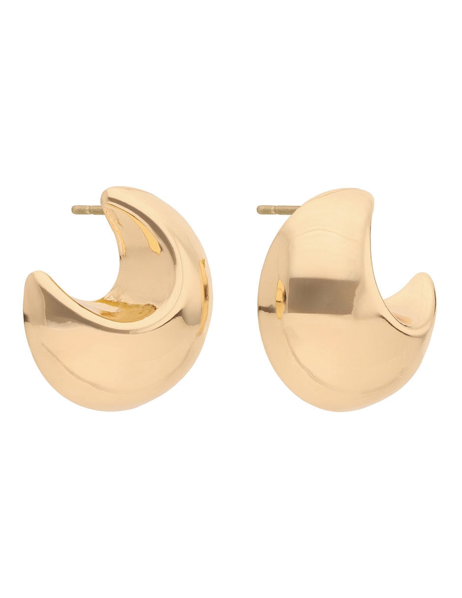 Aretes de gota Dancing Petals con acabado liso 2