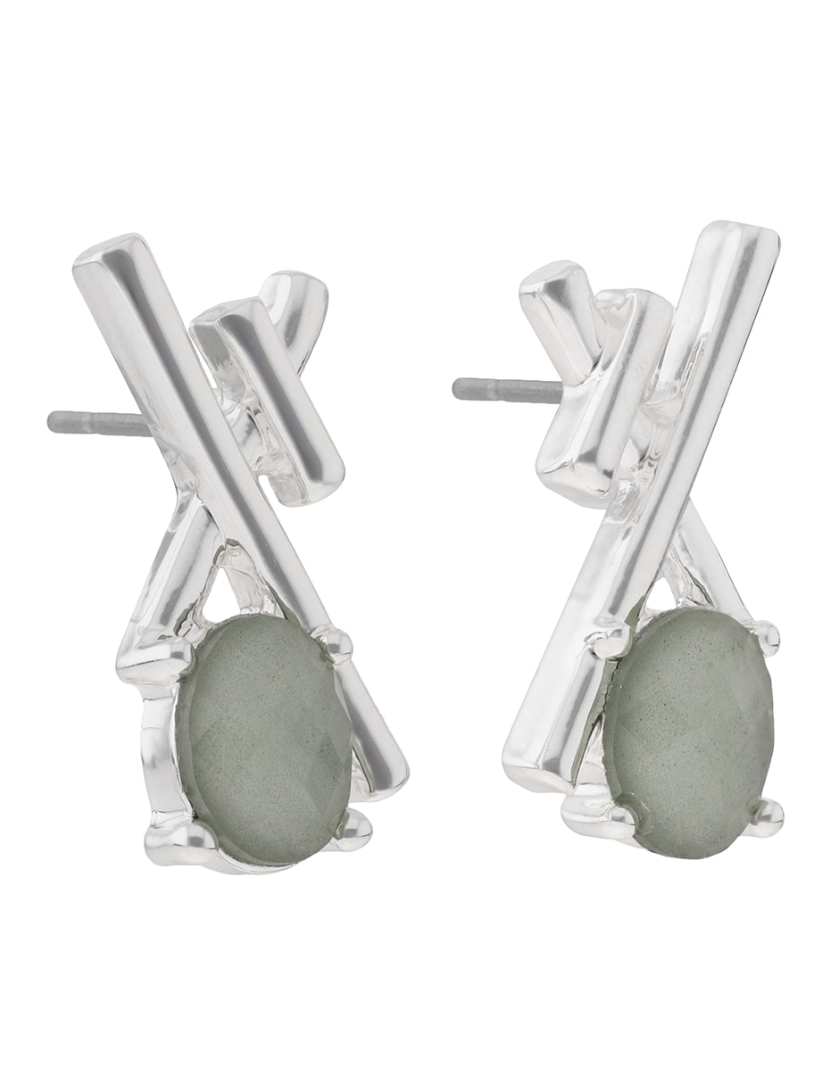 Aretes Pastel Perfection con acabado pavé 2
