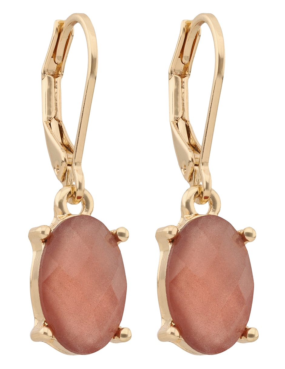Aretes ovalados Pastel Perfection con acabado pavé 2