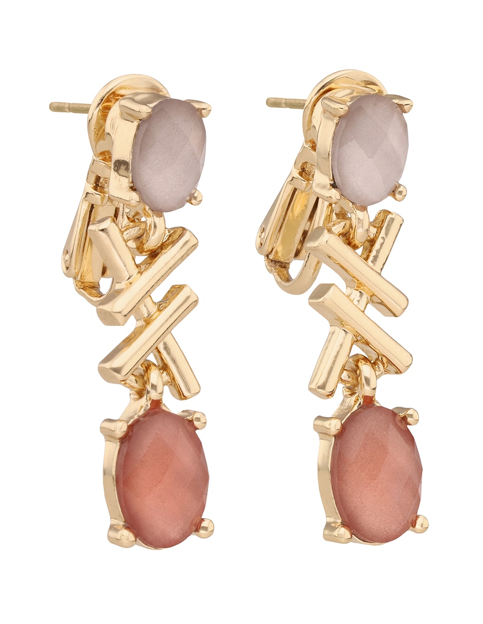 Aretes Pastel Perfection con acabado pavé 2