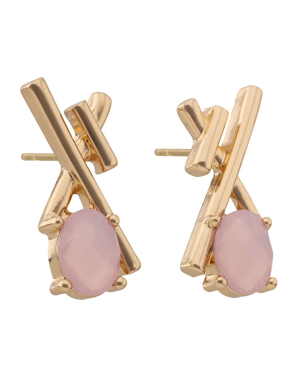 Aretes Pastel Perfection con acabado pavé 2