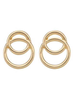 Aretes circulares con acabado brillante