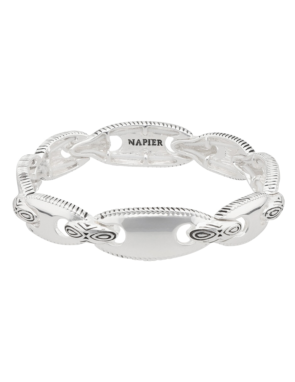 Pulsera Casual Silver Link acabado pulido 2