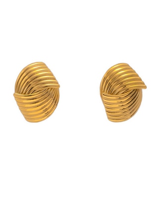 Aretes Classic Collection con acabado chapa de oro Aretes Classic Collection con acabado chapa de oro