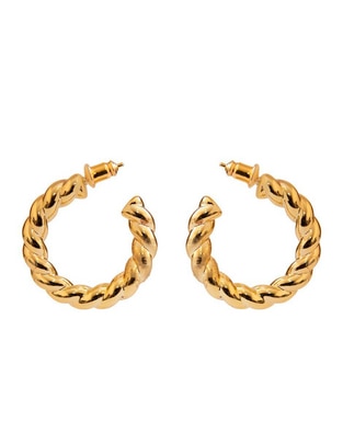 Arracadas Classic Collection con acabado chapa de oro